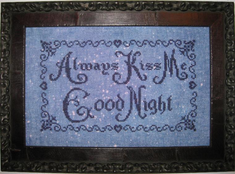 Always Kiss Me Goodnight Monochromatic